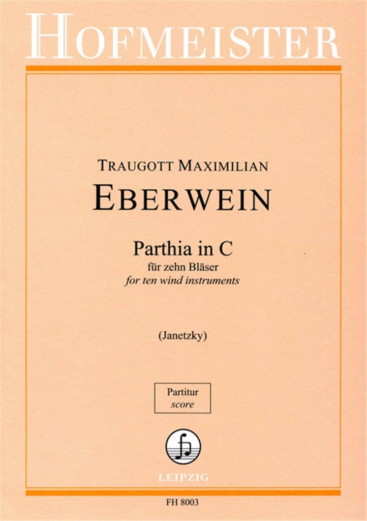 Parthia in C für 10 Bläser
